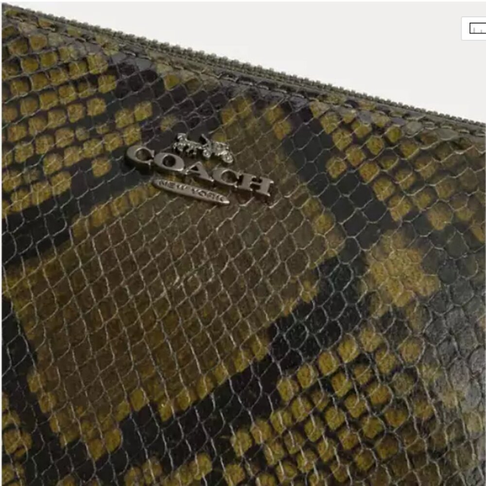 Coach Nolita 19 Snake Print Shoulder Bag BNWT | Sold Out | Green Python Mini Bag - Picture 2 of 2